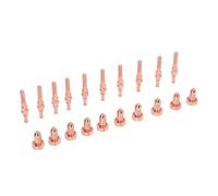 Jiawu Electrodo de la Boquilla Eléctrica con Antorcha de Corte con Material de Latón para la Dinámica Térmica SL60 SL100, 10pcs 9-8212 Busse 10pcs 9-8215 Electrodos para Sustancias de Consumo de