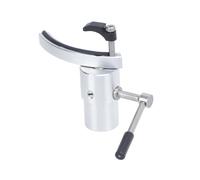 Jiawu Elevador de Brazo Manual Ajustable con Elevador de Seguridad Hidráulico para Tocadiscos Construcción de Acero Inoxidable de Primera Calidad (Silver)