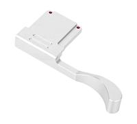 Jiawu Empuñadura con El Pulgar hacia Arriba para Cámara X100VI El Diseño Ergonómico de Aleación de Aluminio Mejora la Comodidad y El Control Ideal para Filmación y Fotografía (Silver)