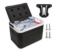 Jiawu Enfriador de Carrito de Go lf con Kit de Soporte de Montaje, Refrigerador del Hielo del Carrito de Go lf 6L, Universal Cofre de Hielo para Carrito de Go lf con Refrigeración