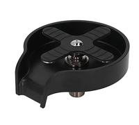 Jiawu Enjuagador de Vidrio para Cocina, Enjuagador de Vidrio para Fregadero, Lavador de Tazas de Acero Inoxidable, Limpiador de Tazas, Lavador de Botellas, de (BLACK)