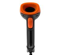 Jiawu Escáner de Código de Barras, Sensor de Imagen CMOS Escáner de Código de Barras 1D con Cable USB, de de 2D con Pantalla de Papel de Escaneo Continuo Manual PDF417 Compatible con OS (Conexión