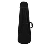 Jiawu Estuche Ligero para Violín 4/4 con Correa Ajustable para el Hombro, Estuche Protector de Espuma de Tela Oxford para Violinista, Mochila para Violín Resistente Al Agua, Forro Beige (Forro Rojo)