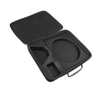 Jiawu Estuche Mini, Bolsa de Viaje Mini Se Adapta a los Accesorios de Kit de Platos Mini, Caja Protectora de Plato Satelital con Espuma Que Absorbe el Choque