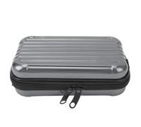 Jiawu Estuche Rígido Excepcionalmente Resistente para 3, Bolsa de Almacenamiento Portátil para Cámara con Doble Cremallera y Correa Lateral, Estuche Blanco para Cámara de PC para Viajes, Senderismo,