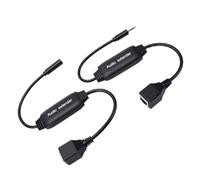 Jiawu Extensor de Sonido de 3,5 Mm a RJ45 Eficiente y Confiable para Estudio y Cine en Casa 2 Piezas Cable de 328.08 Pies