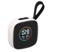 Jiawu Festura de Calidad LCD -Air Medición Precisa Real -Monitoreo PM2.5 Detector de Humedad de Temperatura para Home Office Hotel