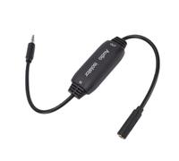 Jiawu Filtro de Ruido Portátil Eliminador de Zumbidos de 3,5 Mm para una Experiencia de Sonido Clara en Sistemas Estéreo del Hogar y del Automóvil con Cable de 14,57 Pulgadas