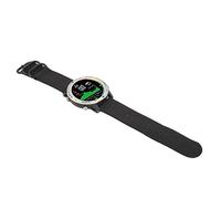 Jiawu Fitness Smartwatch, Acero Inoxidable y Nailon para Hombres Smartwatch con App para Completar un Ciclo (Black)
