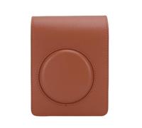 Jiawu Funda para Cámara Instantánea de Piel Sintética de para C300R con Tapa Frontal Extraíble, Ideal para Amantes de la fotografía. (Brown)