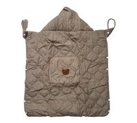 Jiawu Funda para Portabebés, Impermeable, Resistente Al Viento, Protección Solar, Funda para Cochecito de bebé de Algodón Suave, Banderines para bebé con Bolsillos Grandes para Portabebés, Asientos