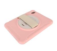 Jiawu Funda para Tableta a Prueba de Golpes con Soporte Giratorio de 360 Grados y Correa de Mano para Tabletas iOS Mini6, Funda Protectora para Multifunción para una Fácil Instalación (Pink)