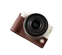 Jiawu Funda Protectora para Cámara de Cuero PU Antirrayas con Correa para el Hombro para R50 V R50V, Instalación Multifuncional, Moderna y Conveniente, para Viajes/Vacaciones/Picnics Familiares, 13