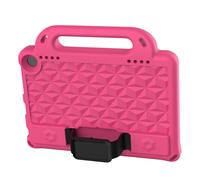 Jiawu Funda Protectora para Tableta HD8, Funda EVA a Prueba de Golpes con Asa Portátil y Soporte Plegable para Correa de Mano, Diseño Lavable y Ajuste de Precisión para Modelo HD8 Plus (Rojo Rosado)