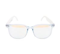 Jiawu Gafas Inteligentes Control Táctil Ai Voice Helper Anti Blue Light Music Gafas for Women Leisure Work Pclen (Blue)