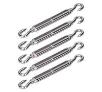 Jiawu Gancho Tensor de Acero Inoxidable 304 y Tensión de Cuerda de Alambre de Gancho 5 Uds Hardware de Vela de Sombra M4 M5 M6 M10 30-300kg (Msh)