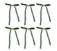 Jiawu Hałaste 24 PC, Decoraciones Navideñas Hechas a Mano con una Corbata Dorada, para el de Navidad y la Decoración de la Boda, un Proyecto Vintage Encantador (GREEN)