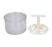 Jiawu Herramienta para Hacer Albóndigas de 5 Bolas Fácil de Usar, Máquina para Hacer Albóndigas con Prensa Manual, Utensilio de Cocina Versátil que Ahorra Mano de Obra con Agarre Cómodo, Material