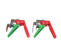 Jiawu Herramientas de Abrazadera de Sujeción para Carpintería, Prácticas Abrazaderas de Instalación Frontal de Cajón de Acero Inoxidable, 2 Juegos de Ayudas para Gabinetes, Plantillas para Fijación