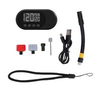 Jiawu Inflador de Neumáticos Eléctrico Inalámbrico, Inflado Rápido para Coche, Bicicleta, Bola, Bomba de Aire Portátil con Luz LED para Aventuras Al Aire Libre (Inflador de neumáticos)