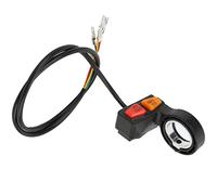 Jiawu Interruptor de Manillar, Control Multifunción de Alta y Baja Velocidad, Accionamiento Dual único, Modo Eco Turbo, Interruptor de Control de Manillar, Doble único Eco Turbo con Cable de 58 Cm