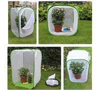 Jiawu Jaula para Mariposas Profesional: Grande, 30 X 30 X Cm/40 40 60 Cm, Diseño con Cremallera, Plegable, Fácil de Almacenar, Casa de Malla Reutilizable para Insectos con Ventana Transparente para