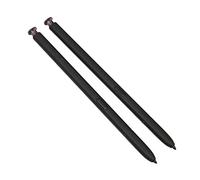 Jiawu Juego de 2 Lápices Capacitivos para S22 S22 Ultra 5G, Juego de Lápiz Inteligente con 5 Puntas de Repuesto, Kit de Lápiz Capacitivo de Alta Sensibilidad, Táctil de Plástico Duradero para (Black)