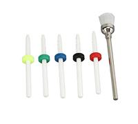 Jiawu Juego de 6 Brocas de Cerámica para Uñas para Quitar Cutículas, Eliminación de Esmalte y Gel, Brocas Profesionales para Salón de Casa para Artistas de Uñas y Principiantes