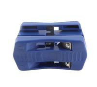 Jiawu Juego de Aplicadora de Bandas Recortadora de Doble Filo para Muebles de Paneles de Madera, Herramienta de Corte de Cabeza y de Carpintero con Hoja de Acero Blanco Duro