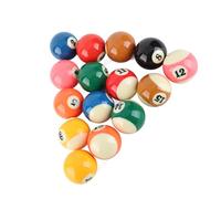 Jiawu Juego de Bolas de Billar Estándar Americano, Bolas de Billar de Resina de 57,2 Mm con Resistencia a los Arañazos y Larga Duración del Color, Juego Completo Profesional de de Mesa de para