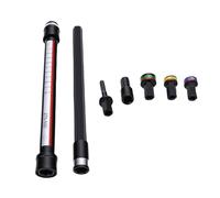 Jiawu Juego de Casquillos de Nivelación de Techo, Telescópicos de Longitud Ajustable 270-500 Mm, 4 Casquillos de 10, 13, 14, 17 Mm, Poste de Extensión de Nivelación de Techo, Herramientas de