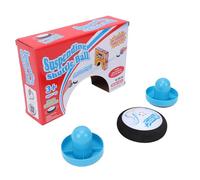 Jiawu Juego de Discos y Empujadores de Hockey Flotantes Eléctricos, Lanzador Automático de Discos, y Empujadores de Hockey de Diseño Compacto, Paleta de Disco de Eléctrica con Accesorios Extraíbles