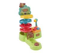 Jiawu Juego de Pista Rodante de Bolas, Coordinación Mano-Ojo y Aprendizaje de Física, Juguete de Pistas de Baloncesto, Juguete Educativo con Múltiples Modos de Juego para Niños Mayores de 3 Años