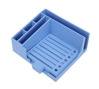 Jiawu Juego de Plantillas de Notas Adhesivas Soporte de ABS Premium con 5 Plantillas para Gestión de Tareas Escuela Oficina en Casa Compacto y Portátil Complemento Ideal (BLUE)