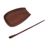 Jiawu Juego de té Chino Gongfu Hecho a Mano, Utensilios para Ceremonia del té de Nogal, Práctico Juego de Cucharas de para Casa de (A)