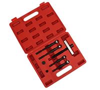 Jiawu Juego Universal de Extractores de Volante, Kit de Herramientas Extractoras de Acero Al Carbono Tratado Térmicamente de Gran Resistencia para Automóvil, con Caja de Almacenamiento
