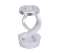 Jiawu Juguete de Escritorio con Giroscopio en Espiral de Aleación de Aluminio para Aliviar el Estrés para Gestionar el Tiempo y Romper Malos Hábitos, Diseño Funcional, Uso Práctico (Silver)