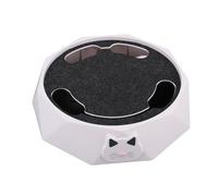 Jiawu Juguete Eléctrico Interactivo para Gatos, Plato Giratorio de Felpa Realista para Gatitos, 2 Modos de Velocidad Ajustables para Ejercicios Estimulantes, Adecuado para Gatos, Material Plástico