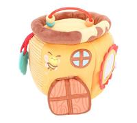 Jiawu Juguetes de Peluche Honey Jar, Diseño Realista, Material Suave Seguro para 6 Meses de Edad, Animales de Peluche Infantiles con Características Sensoriales para Niños Pequeños