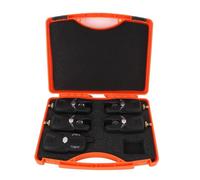 Jiawu Kit de Indicador de Alarma de Pesca Detección de Picaduras de Alta Sensibilidad Compatibilidad Versátil para Soportes de Caña