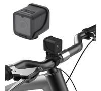 Jiawu Kit de Montaje de Cámara para Manillar de Bicicleta, 1080P WiFi Cámara Gran Angular de 120 Grados para Casco de Motocicleta con Soporte de Bucle y de Emergencia
