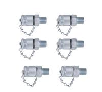 Jiawu Kit de Prueba de Presión Hidráulica para Excavadora, 3 Manómetros de 25 MPa 40 MPa 60 con Acoplamientos de Mangueras de Prueba, Juego de Probador de Manómetro Hidráulico para Excavadora de