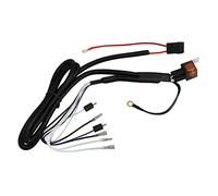 Jiawu Kit de relé de Arnés de Cableado de Bocina, relé de 12 V 80 A, Cable de 1,9 M, Kit de Cableado de Bocina de Aire de 50 W, Arnés de de con Dos Conexiones de para Motocicleta, Automóvil y Camión