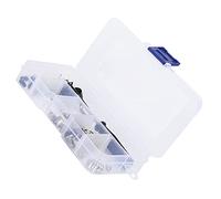 Jiawu Kit de Tornillos para Máquina de Coser Industrial, 73 Piezas de Tornillos para Prensatelas de Placa de Aguja de Metralla de Lanzadera, Juego de Accesorios para Máquinas de Coser de Acero