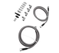 Jiawu Kit Eficiente de Enfriamiento de Transmisión de Acero Inoxidable PTFE 6an Pip Line para TH350 TH400 4L60E 700R4 para Camiones y SUV