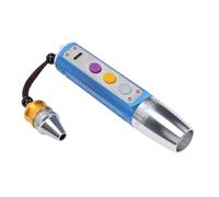 Jiawu Lámpara Detectora de Joyas, Linterna de Piedras Preciosas Recargable con Luz UV de 365 Nm, Luz de Evaluación de Jade con Carga Tipo C, Atenuación Continua para Pruebas de Fluorescencia, (BLUE)