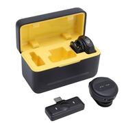 Jiawu Lavalier Inalámbrico -Micrófono Supresión de Ruido Activo 2.4G Lapa -Mikrofon Conjunto para Entrevistas de Grabación de Video, Enchufar y Reproducir Dispositivos de Transmisión en