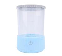 Jiawu Limpiador de Brochas de Maquillaje Eléctrico, Limpieza Suave y Eficiente, Lavadora de Brochas de Maquillaje para un Mantenimiento Rápido y sin Esfuerzo de Herramientas de Belleza (BLUE)