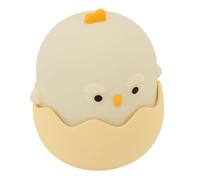 Jiawu Luz de Noche de Pollito, Lámpara de Noche Recargable de Silicona Suave para Guardería, Dormitorio de Alimentación de bebé, Dormitorio Universitario