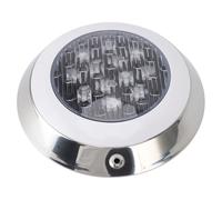 Jiawu Luz de Piscina Sumergible, Luz Cálida 3000K, Empotrada Subacuática | Luminaria LED impermeable con cuerpo de ABS, para piscina, estanque, baño, y spa